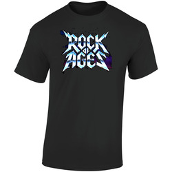 Rock Of Ages Broadway Show Retro Graphic Unisex Soft Cotton Black T Shirt