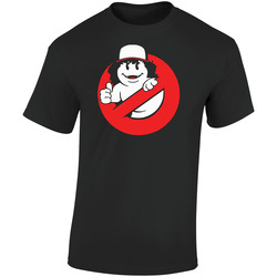 The Quotable Stranger Things Ghostbusters Gift Retro Graphic Unisex Soft Cotton Black T Shirt