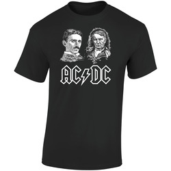 Ac Dc Line Black Retro Graphic Unisex Soft Cotton Black T Shirt Ac Dc Line Black Retro Graphic Unisex Soft Cotton Black T Shirt
