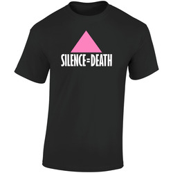 Silence Equals Death Funny Dallas Buyers Club Popular Movie Retro Graphic Unisex Soft Cotton Black T Shirt