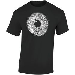 Black White Print  7.2.19 Retro Graphic Unisex Soft Cotton Black T Shirt