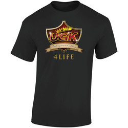 Ugk 4 Life Rap Retro Graphic Unisex Soft Cotton Black T Shirt