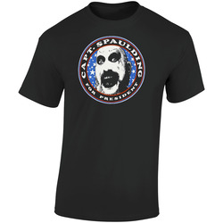 Captain Spaulding For President Retro Graphic Unisex Soft Cotton Black T Shirt