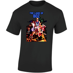 Retro Seattle Football Brian Bosworth Land Of Boz Retro Graphic Unisex Soft Cotton Black T Shirt