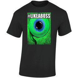Like A Boss Jacksepticeye Youtuber Retro Graphic Unisex Soft Cotton Black T Shirt