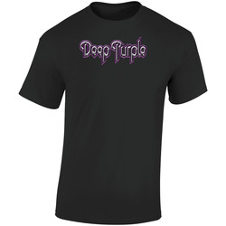 Deep Purple Retro Graphic Unisex Soft Cotton Black T Shirt