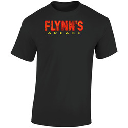 Flynn's Arcade Tron Retro 80s Retro Graphic Unisex Soft Cotton Black T Shirt