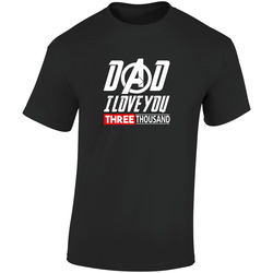 Dad I Love Black Retro Graphic Unisex Soft Cotton Black T Shirt Dad I Love Black Retro Graphic Unisex Soft Cotton Black T Shirt