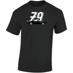 1979 Pontiac Firebird 6 6l Trans Am Vintage Car Year Fan Retro Graphic Unisex Soft Cotton Black T Shirt