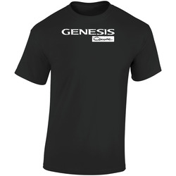 Hyundai Genesis Coupe Automobile Car Truck Motorcycle Auto Parts Cool Distressed Style Brand Logo Emblem White Font Retro Graphic Unisex Soft Cotton Black T Shirt