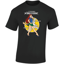 Steel Panther Retro Graphic Unisex Soft Cotton Black T Shirt