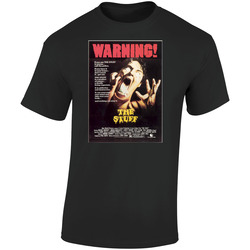 The Stuff 80s Cult Classic Horror Movie Retro Graphic Unisex Soft Cotton Black T Shirt