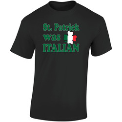 Italian Luck Retro Graphic Unisex Soft Cotton Black T Shirt