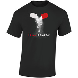 Soca Is My Remedy T-Shirt, Tank & More (Dark Colour) Retro Graphic Unisex Soft Cotton Black T Shirt