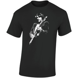 063 Retro Graphic Unisex Soft Cotton Black T Shirt