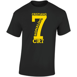 Cristiano Ronaldo Cr7 Standard Black Retro Graphic Unisex Soft Cotton Black T Shirt