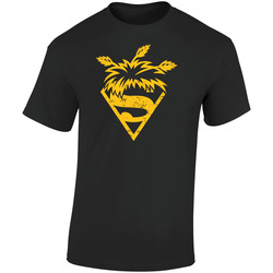 Supershockermens Retro Graphic Unisex Soft Cotton Black T Shirt