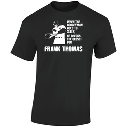 Chicago Baseball Frank Thomas The Big Hurt Boogeyman Retro Graphic Unisex Soft Cotton Black T Shirt