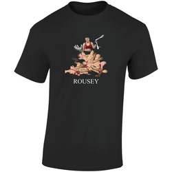 Ronda Rousey Hot Sexy Female Woman Mma Champion Funny Arm Bar Retro Graphic Unisex Soft Cotton Black T Shirt