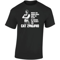 Boogeyman Fears Cat Zingano Mma Sport Retro Graphic Unisex Soft Cotton Black T Shirt