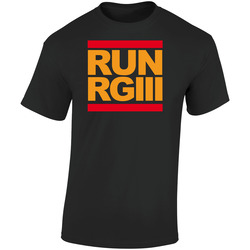 Robert Griffin Iii Run Rg Iii Retro Graphic Unisex Soft Cotton Black T Shirt