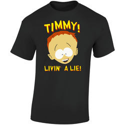 Timmy South Park Cartoon Retro Graphic Unisex Soft Cotton Black T Shirt
