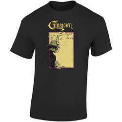 Chinatown Retro Movie Jack Nicholson Faye Dunaway Retro Graphic Unisex Soft Cotton Black T Shirt