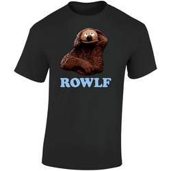 Rowlf The Dog The Muppets Retro Graphic Unisex Soft Cotton Black T Shirt