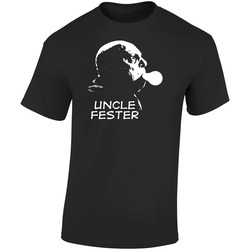 Uncle Fester The Addams Family Tv Show Retro Graphic Unisex Soft Cotton Black T Shirt