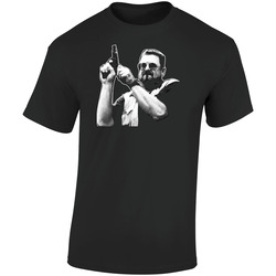 Walter Cool The Big Lebowski Movie Bowling Retro Graphic Unisex Soft Cotton Black T Shirt