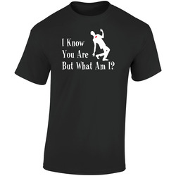 Pee Wee Herman I Know You Are But What Am I Retro Graphic Unisex Soft Cotton Black T Shirt