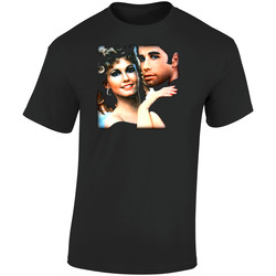 Grease Movie Retro Graphic Unisex Soft Cotton Black T Shirt
