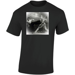 Bruce Lee Vs. Muhammad Ali Graphic Tee Retro Graphic Unisex Soft Cotton Black T Shirt