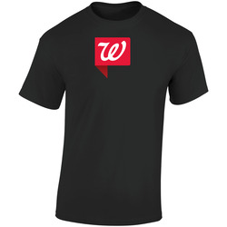 Walgreens Retail Pig In  1 Retro Graphic Unisex Soft Cotton Black T Shirt