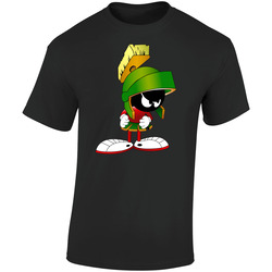 Marvin The Martian 2 010645390 A Retro Graphic Unisex Soft Cotton Black T Shirt
