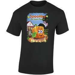 Spookley The Square Pumpkin Spooky Kids Movie Halloween Retro Graphic Unisex Soft Cotton Black T Shirt
