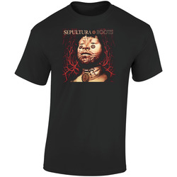 Sepultura Roots Album Retro Graphic Unisex Soft Cotton Black T Shirt