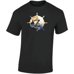 Breath Of Wild Retro Graphic Unisex Soft Cotton Black T Shirt