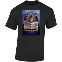 Home Alone 2:lost In New York Cool 90's Comedy Vintage Classic Movie  Fan Retro Graphic Unisex Soft Cotton Black T Shirt