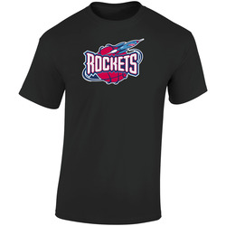 Houston Rockets Old Logo Retro Graphic Unisex Soft Cotton Black T Shirt
