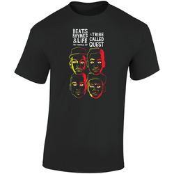 A Tribe Called Quest Beats Rhymes And Life Rap Music Retro Graphic Unisex Soft Cotton Black T Shirt