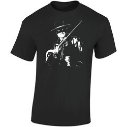 Zorro Mexican Tv Show Vintage Retro Graphic Unisex Soft Cotton Black T Shirt