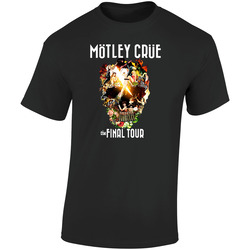 Crue Final Black Retro Graphic Unisex Soft Cotton Black T Shirt
