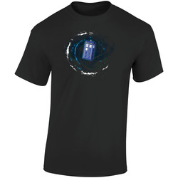 Space & Time & The Universe Retro Graphic Unisex Soft Cotton Black T Shirt