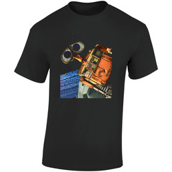 Wall E Animated Movie Robot Retro Graphic Unisex Soft Cotton Black T Shirt