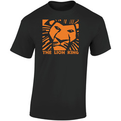 The Lion King Musical Logo Retro Graphic Unisex Soft Cotton Black T Shirt
