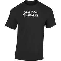 Suicidal Tendencies Heavy Rock Group Logo Retro Graphic Unisex Soft Cotton Black T Shirt