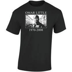 Omar Little The Wire Retro Graphic Unisex Soft Cotton Black T Shirt