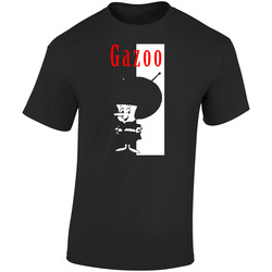 The Great Gazoo Flintstones Gangster Retro Graphic Unisex Soft Cotton Black T Shirt