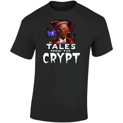 Tales From The Crypt Tv Show Retro Graphic Unisex Soft Cotton Black T Shirt